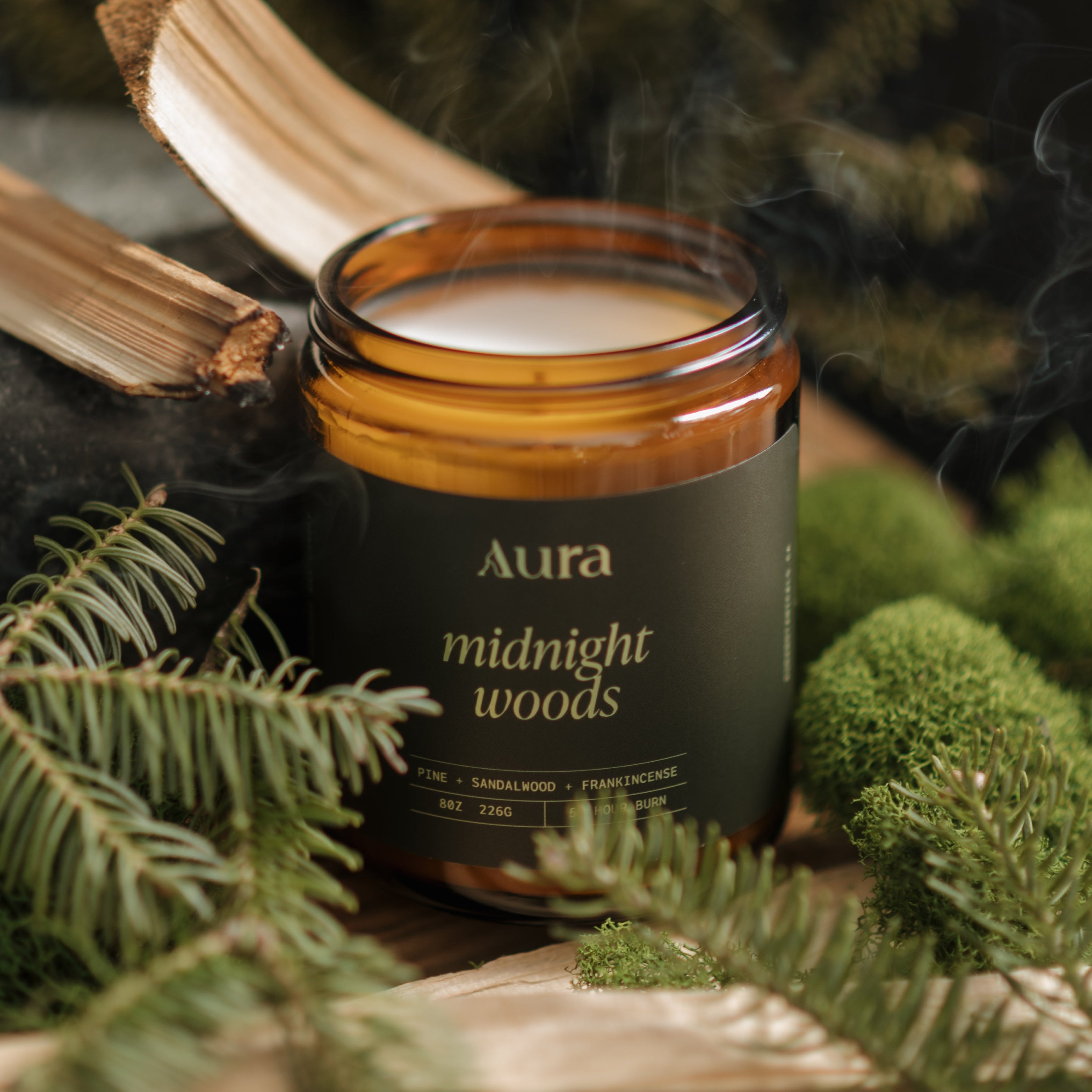 midnight woods | pine + sandalwood + frankincense