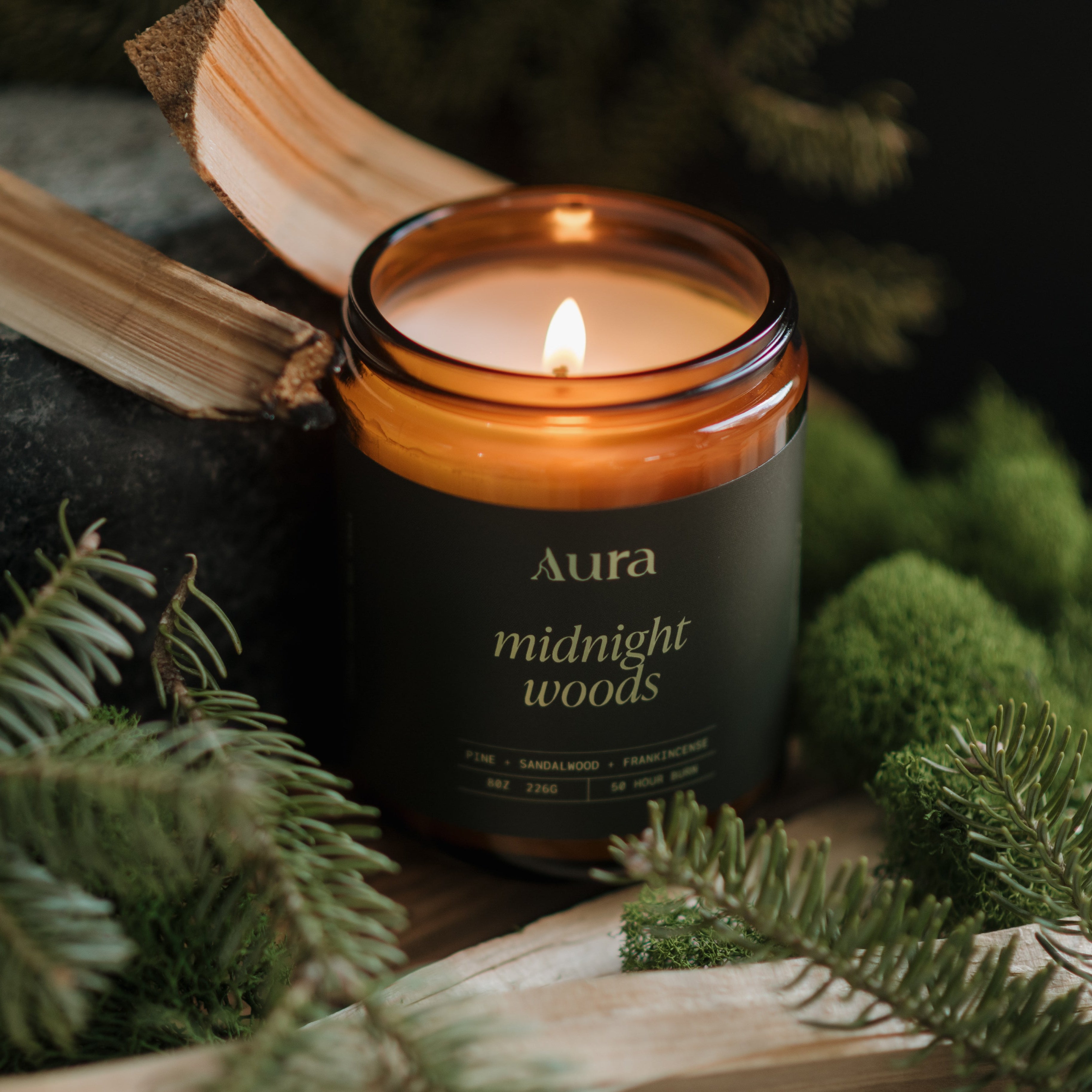 midnight woods | pine + sandalwood + frankincense