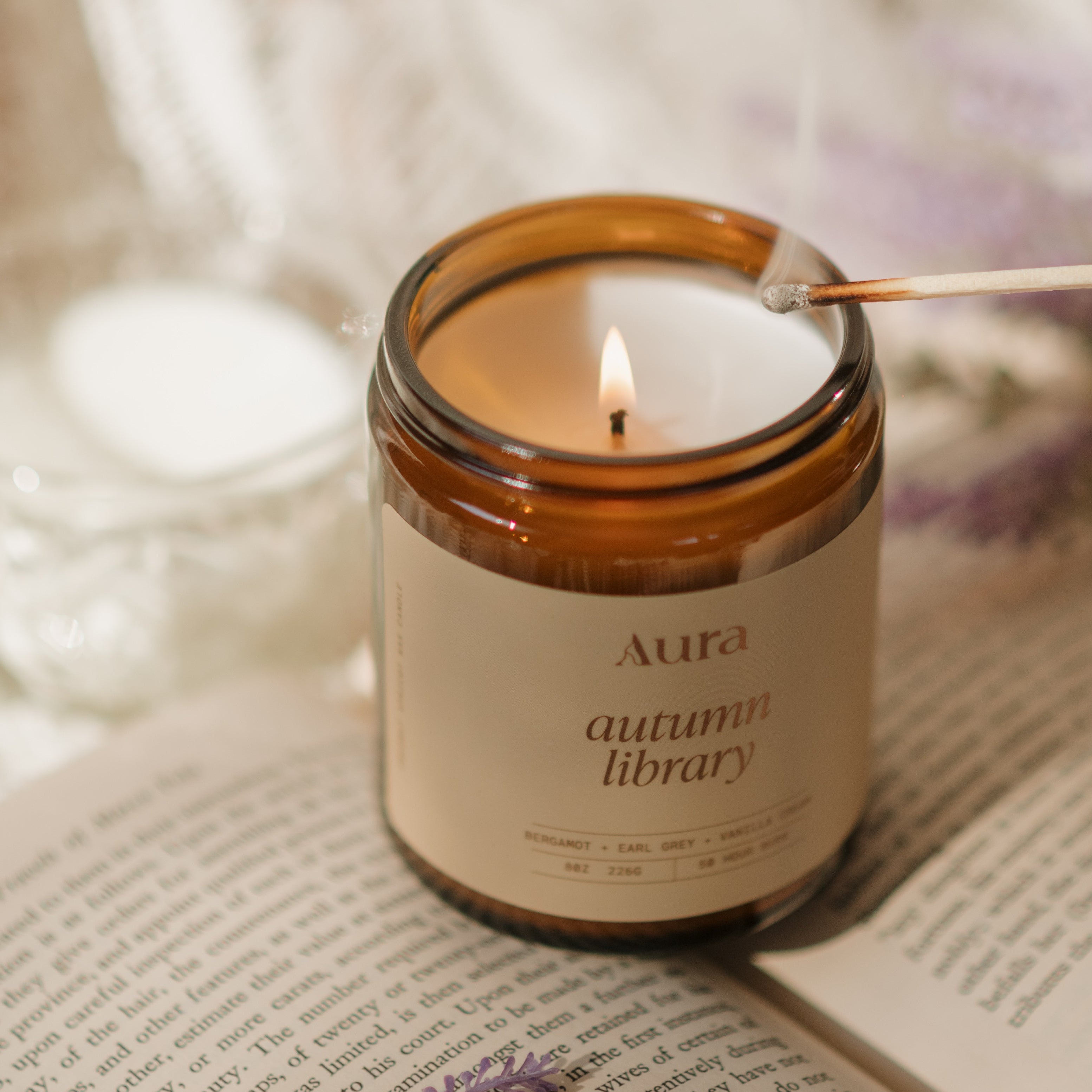 autumn library | bergamot + earl grey + vanilla cream
