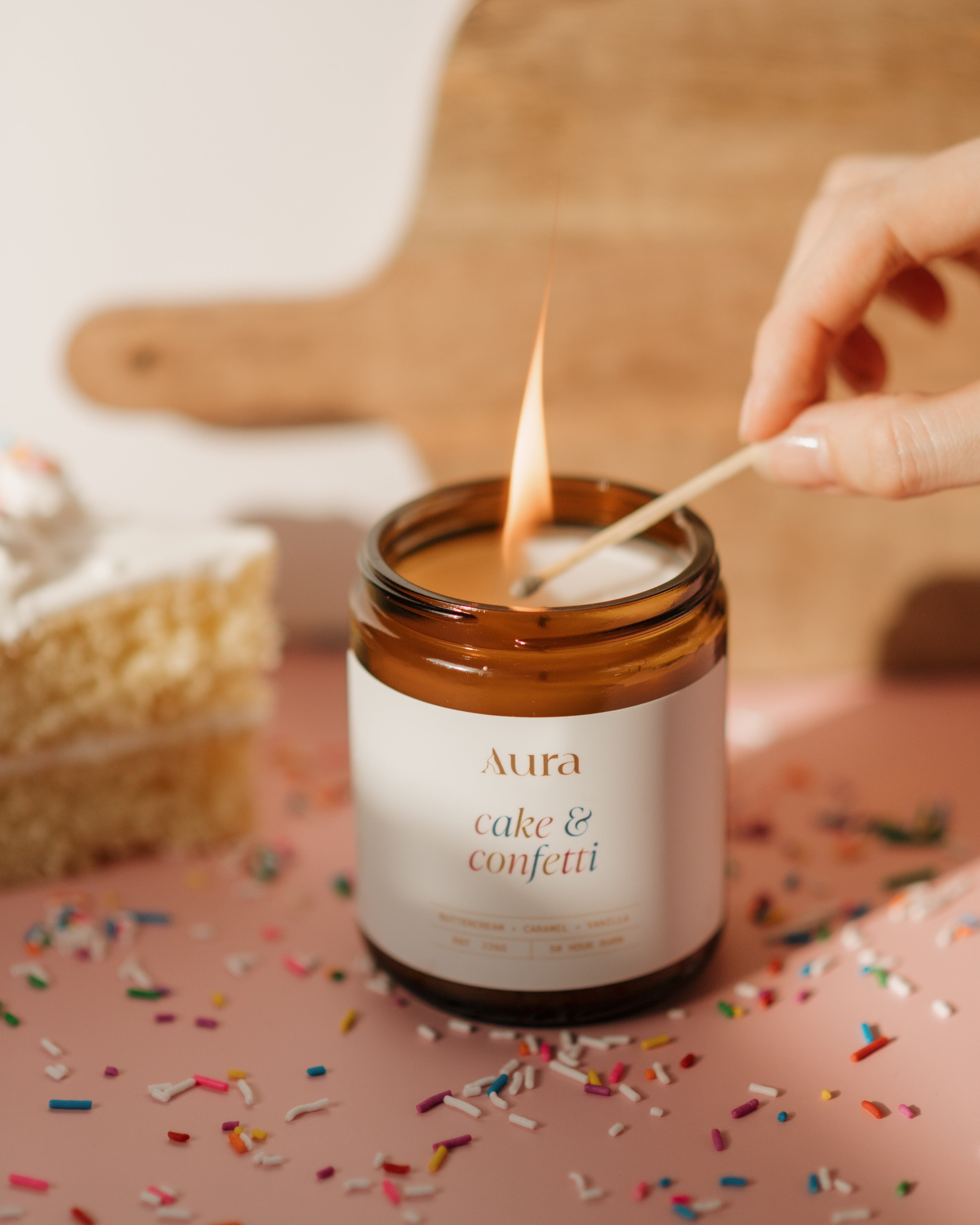 cake & confetti | buttercream + caramel + vanilla