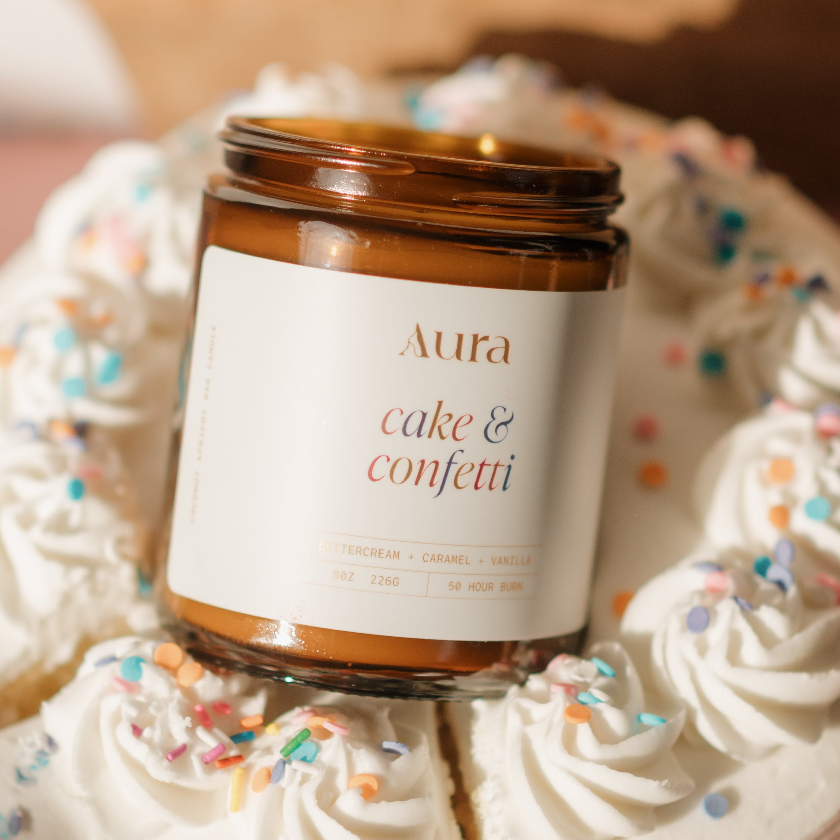 cake & confetti | buttercream + caramel + vanilla