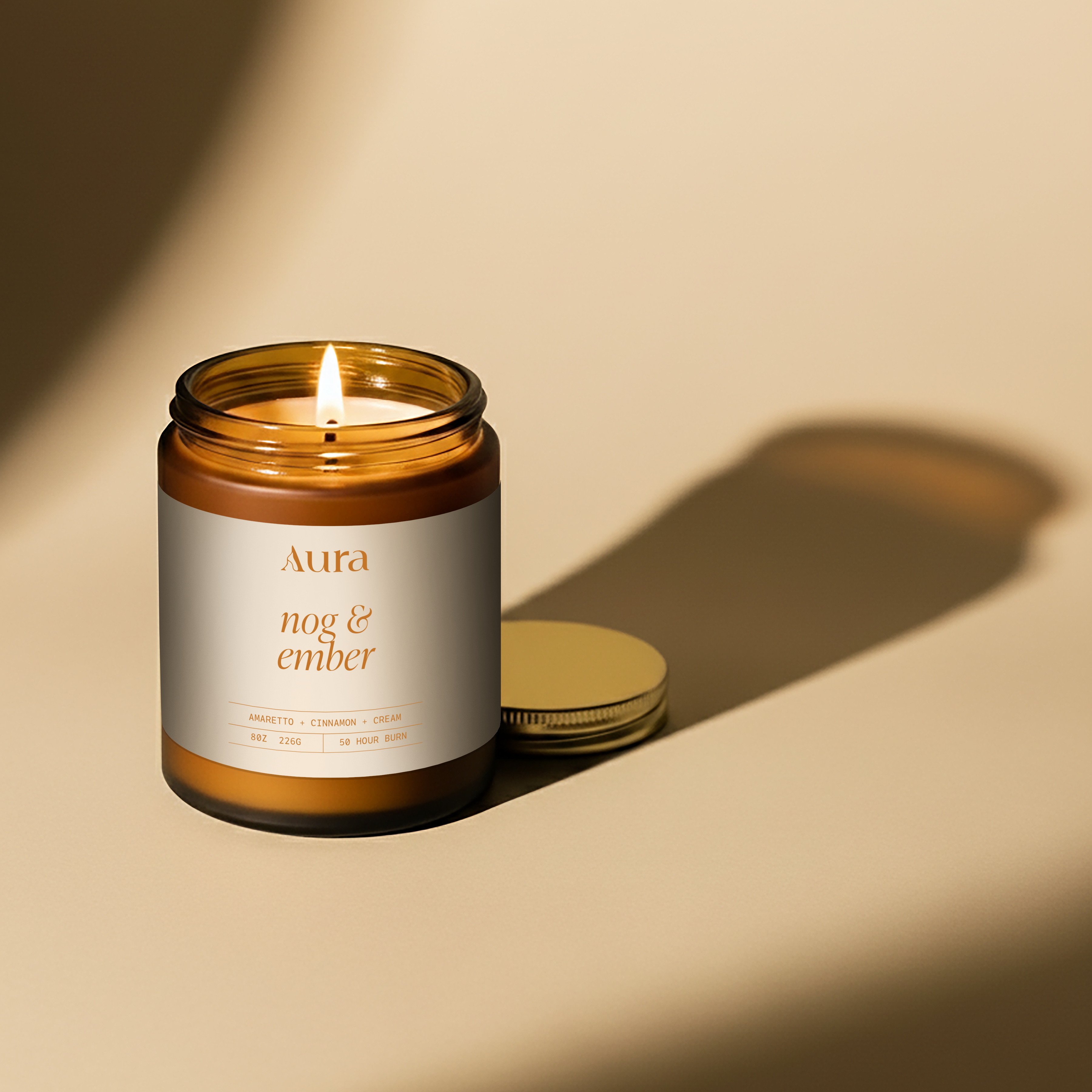 nog & ember | amaretto + cinnamon + cream