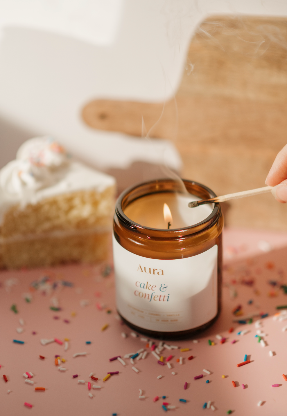 cake & confetti | buttercream + caramel + vanilla
