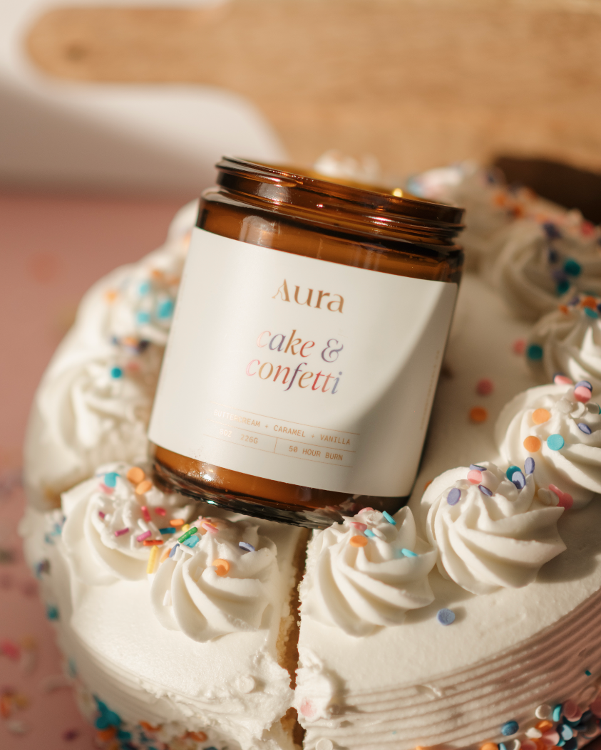cake & confetti | buttercream + caramel + vanilla