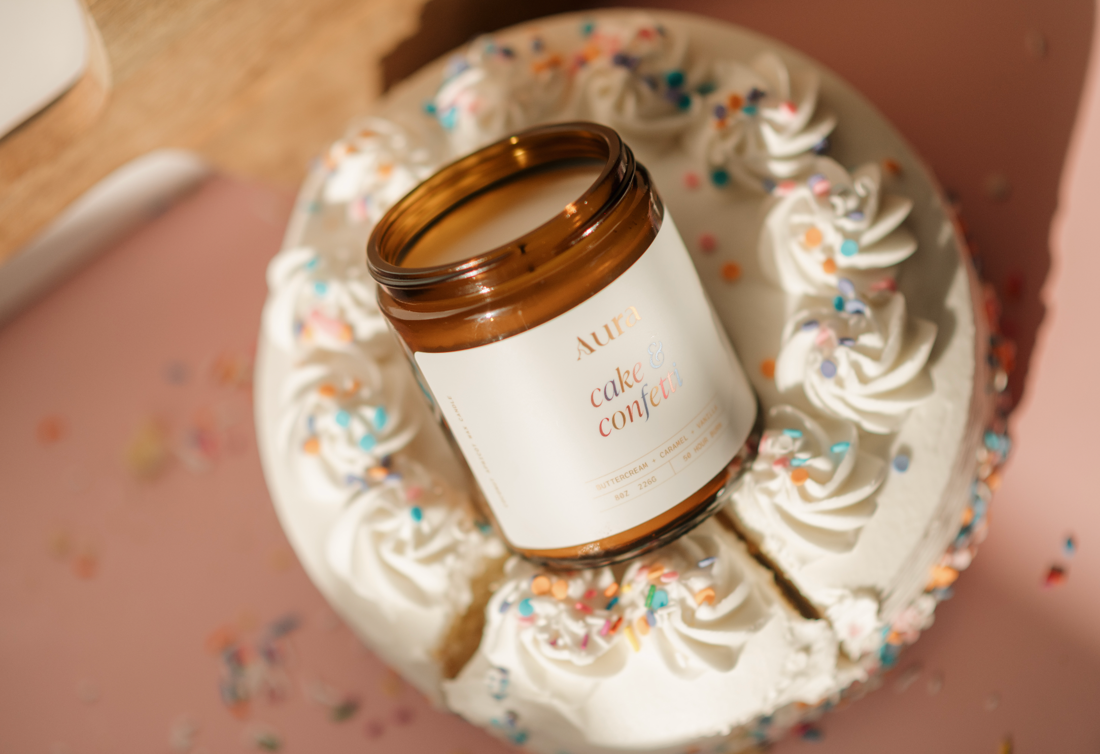 cake & confetti | buttercream + caramel + vanilla