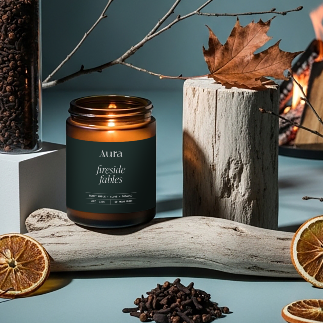 fireside fables | burnt maple + clove + tobacco