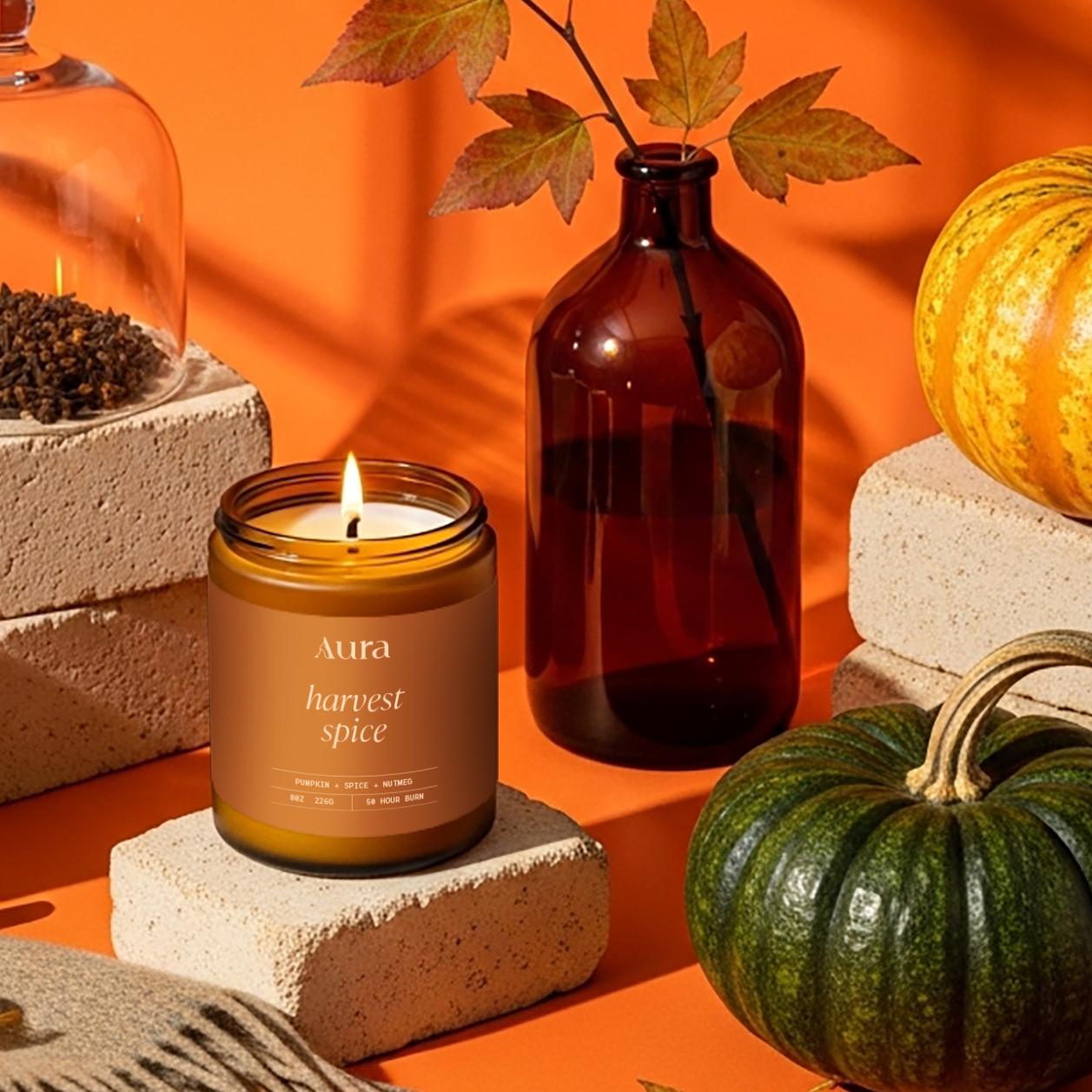 harvest spice | pumpkin + spice + nutmeg