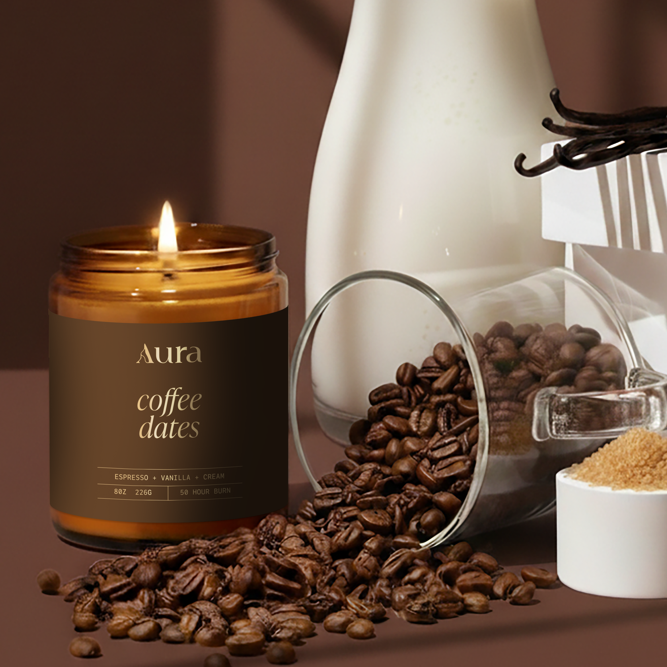 coffee dates | espresso + vanilla + cream