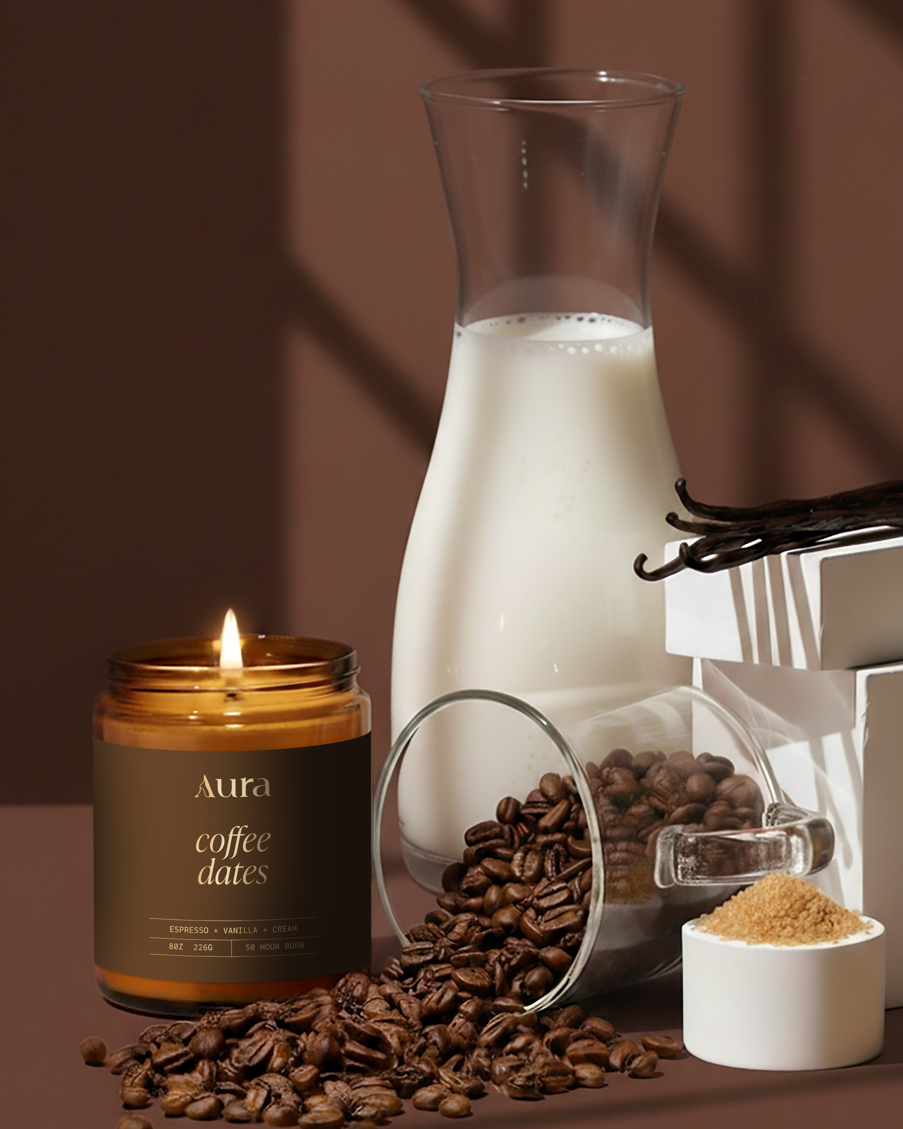 coffee dates | espresso + vanilla + cream