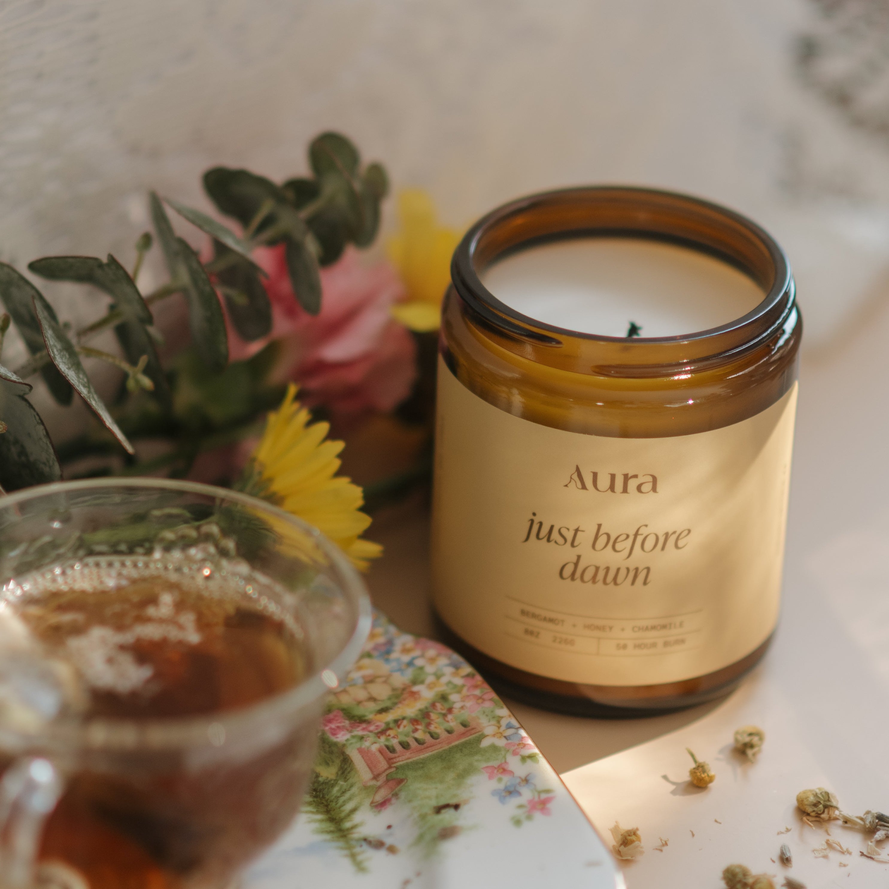 just before dawn | bergamot + honey + chamomile