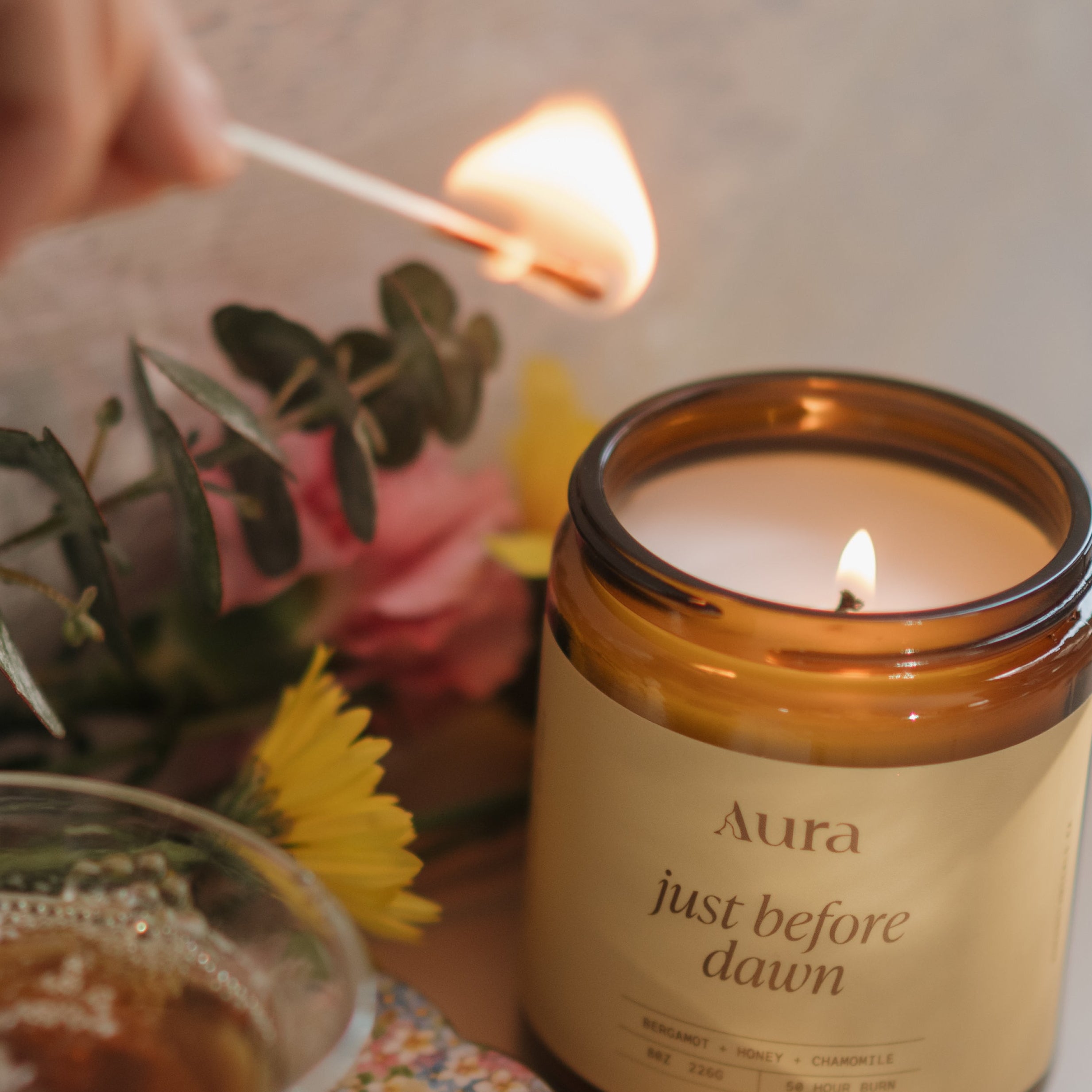 just before dawn | bergamot + honey + chamomile