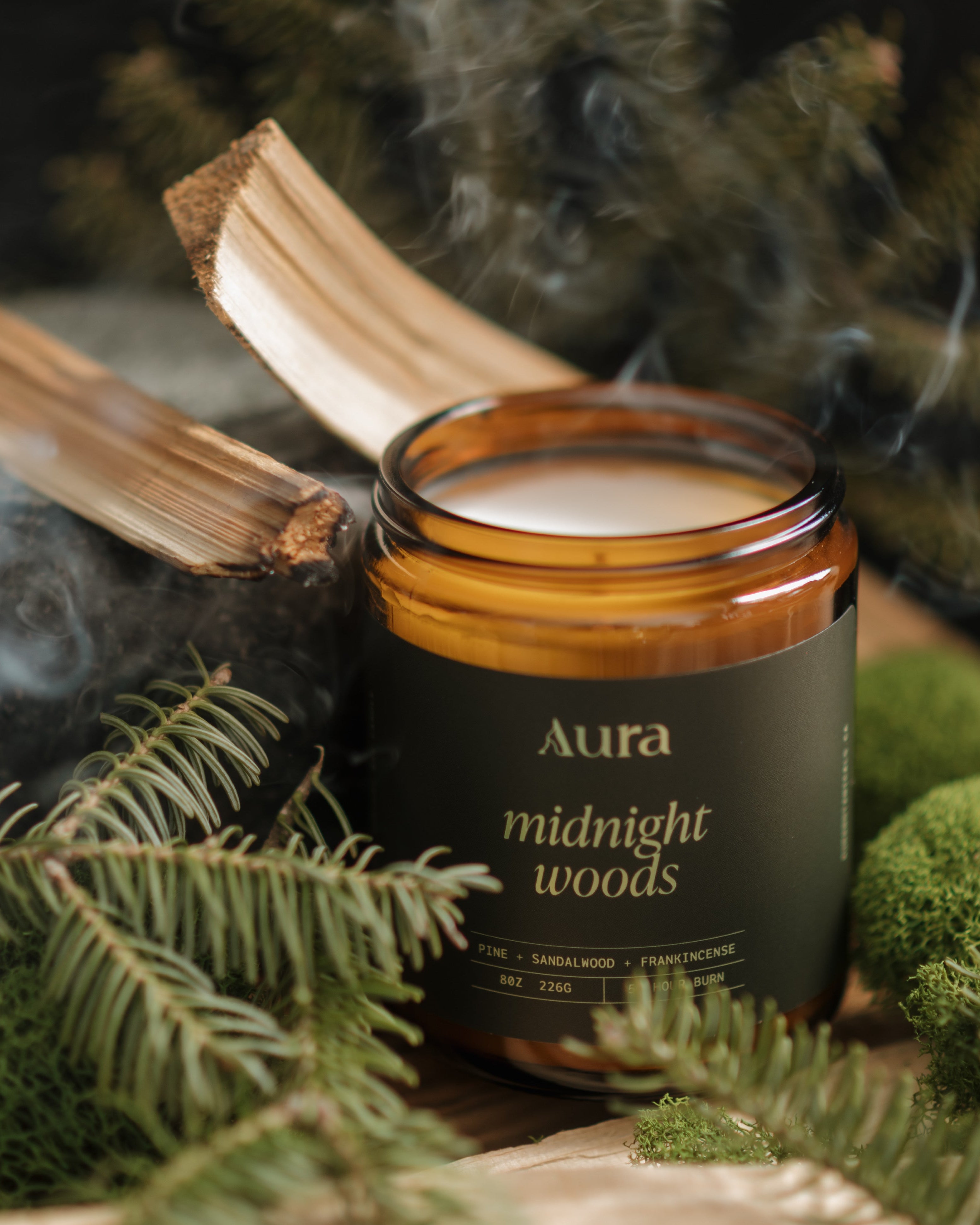 midnight woods | pine + sandalwood + frankincense