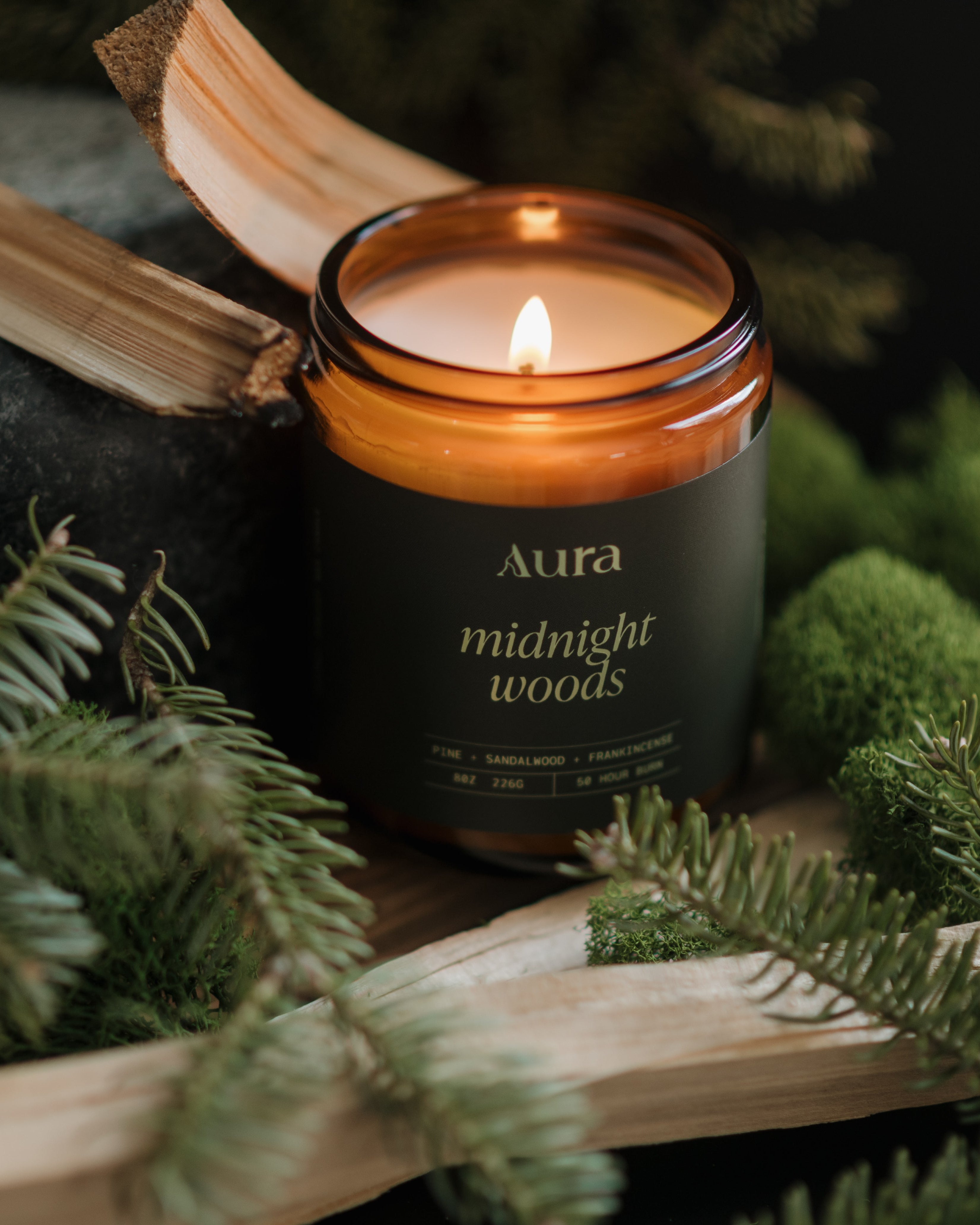 midnight woods | pine + sandalwood + frankincense