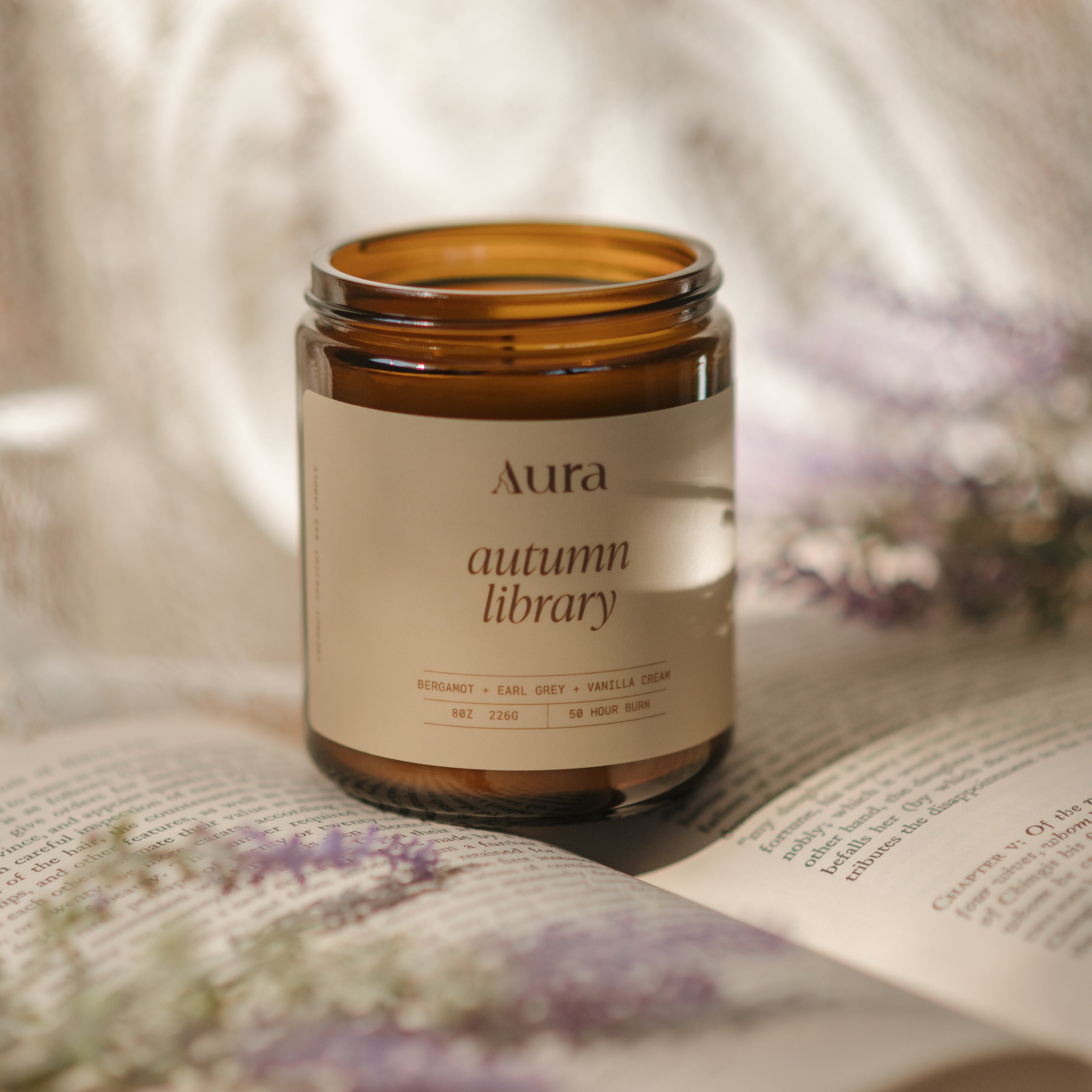 autumn library | bergamot + earl grey + vanilla cream