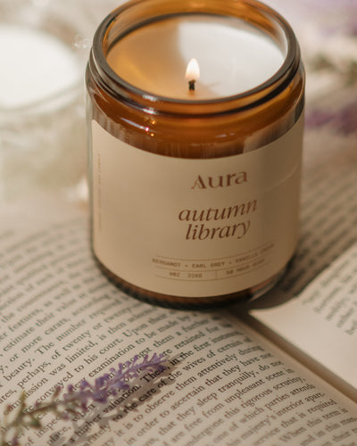 autumn library | bergamot + earl grey + vanilla cream