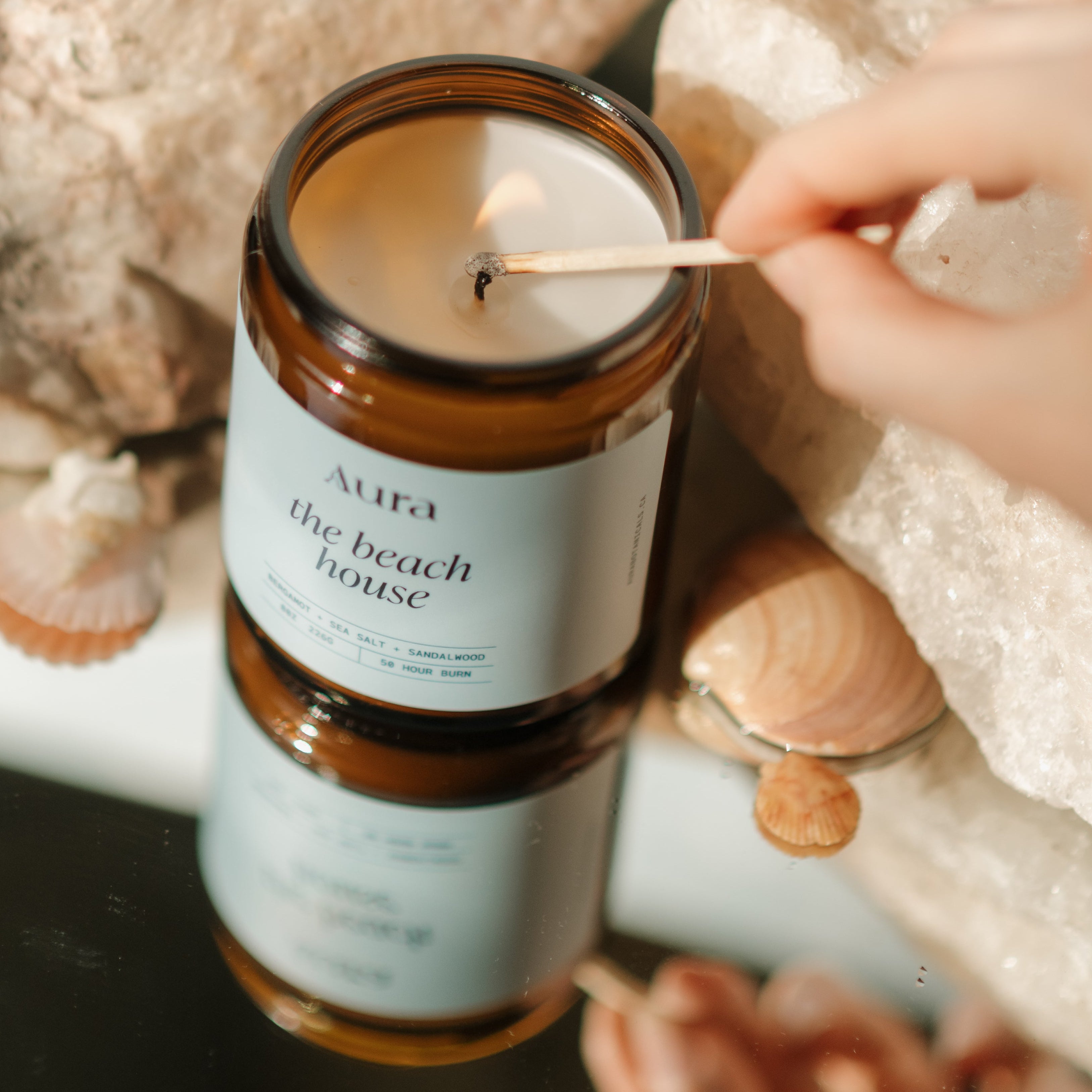 the beach house | bergamot + sea salt + sandalwood