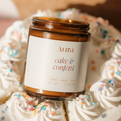 cake & confetti | buttercream + caramel + vanilla