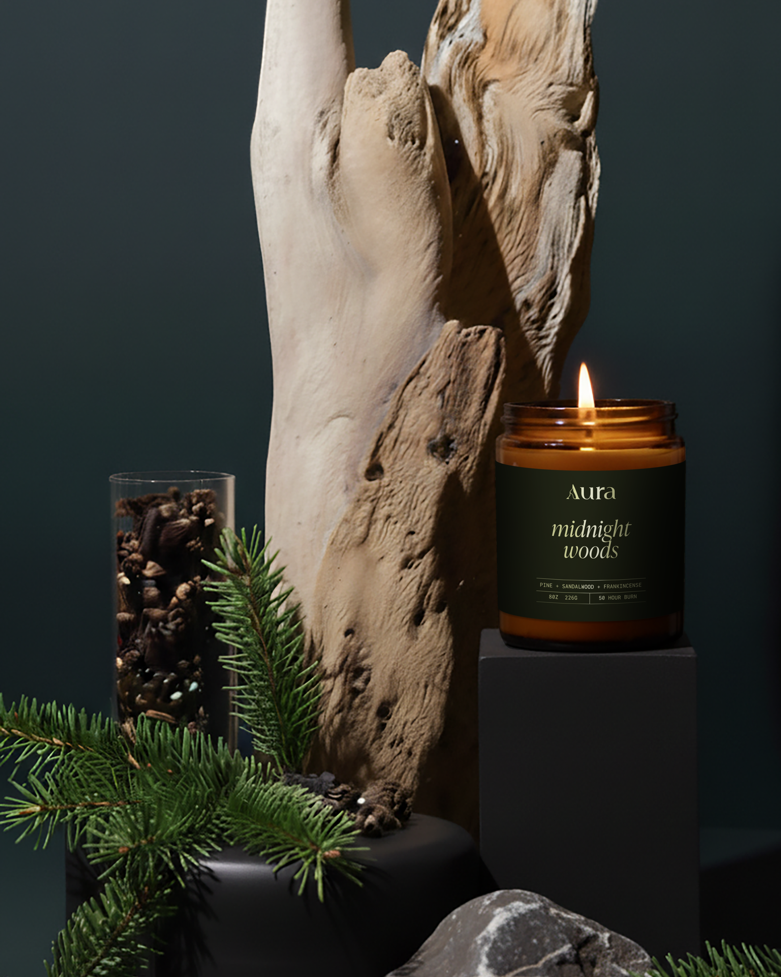 midnight woods | pine + sandalwood + frankincense