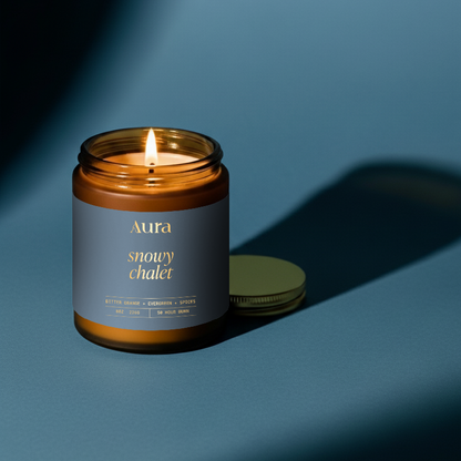 snowy chalet | bitter orange + evergreen + holiday spices