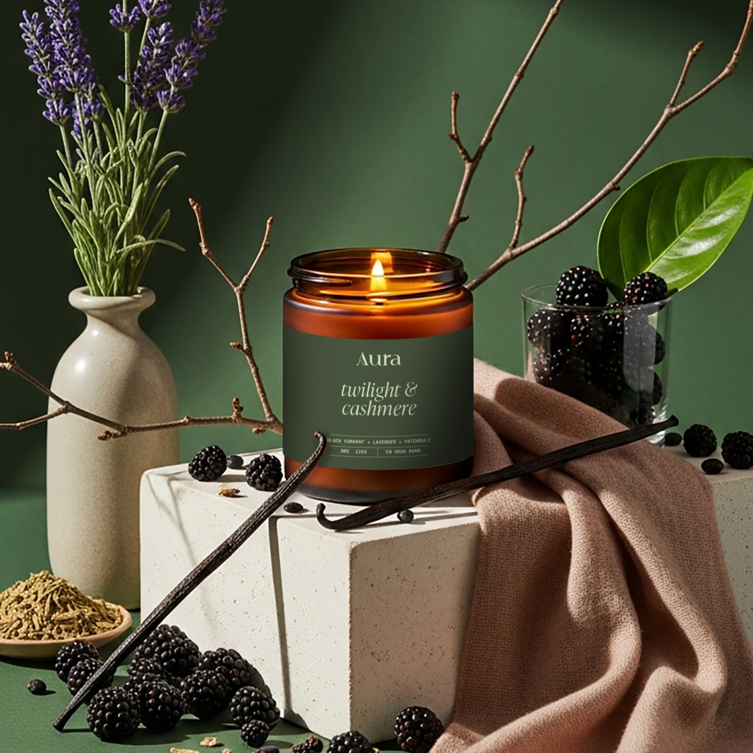 twilight & cashmere | black currant + lavender + patchouli