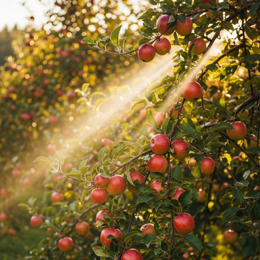 amber orchard | apple + cinnamon + cedarwood
