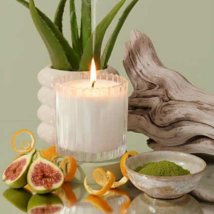 matcha sunrise | bergamot + matcha + fig + sandalwood