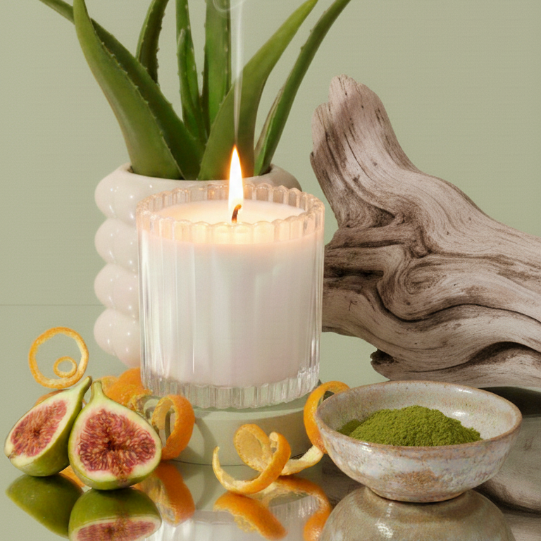 matcha sunrise | bergamot + matcha + fig + sandalwood