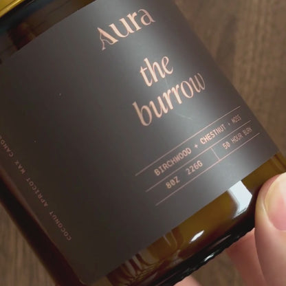 the burrow | birchwood + moss + chestnut