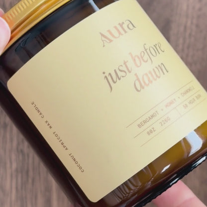 just before dawn | bergamot + honey + chamomile