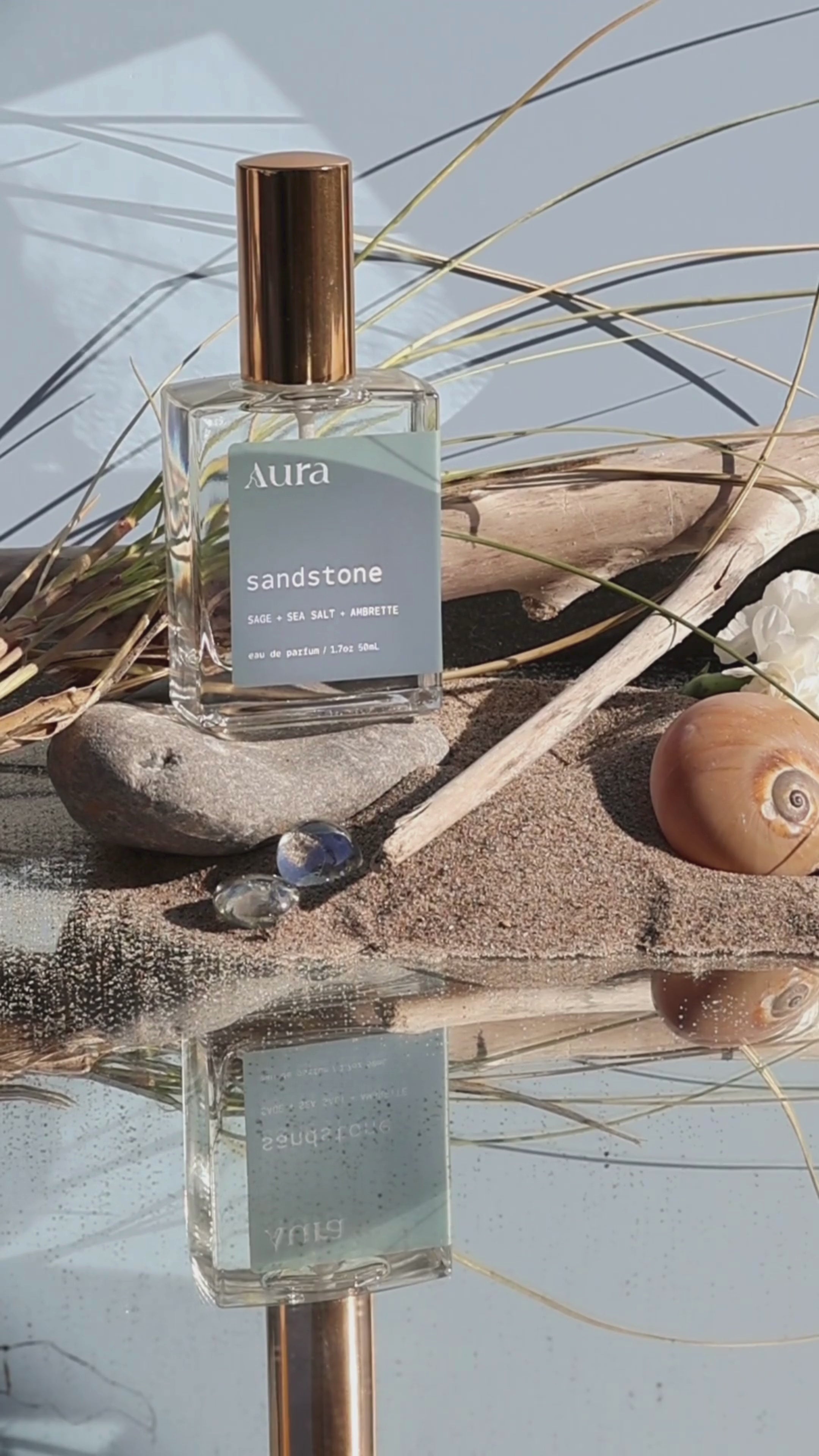 Load video: sandstone | sage + sea salt + ambrette