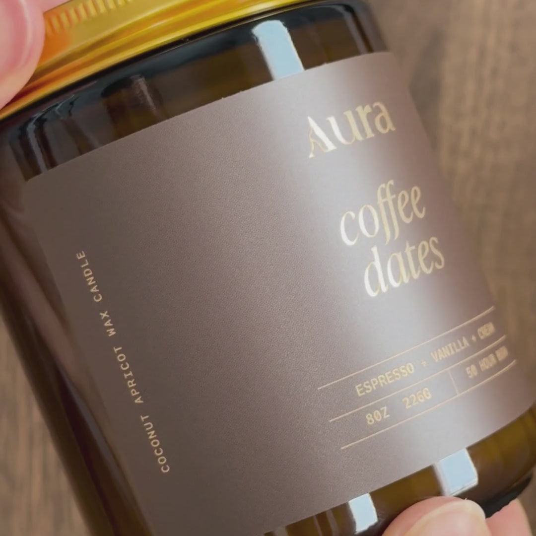 coffee dates | espresso + vanilla + cream