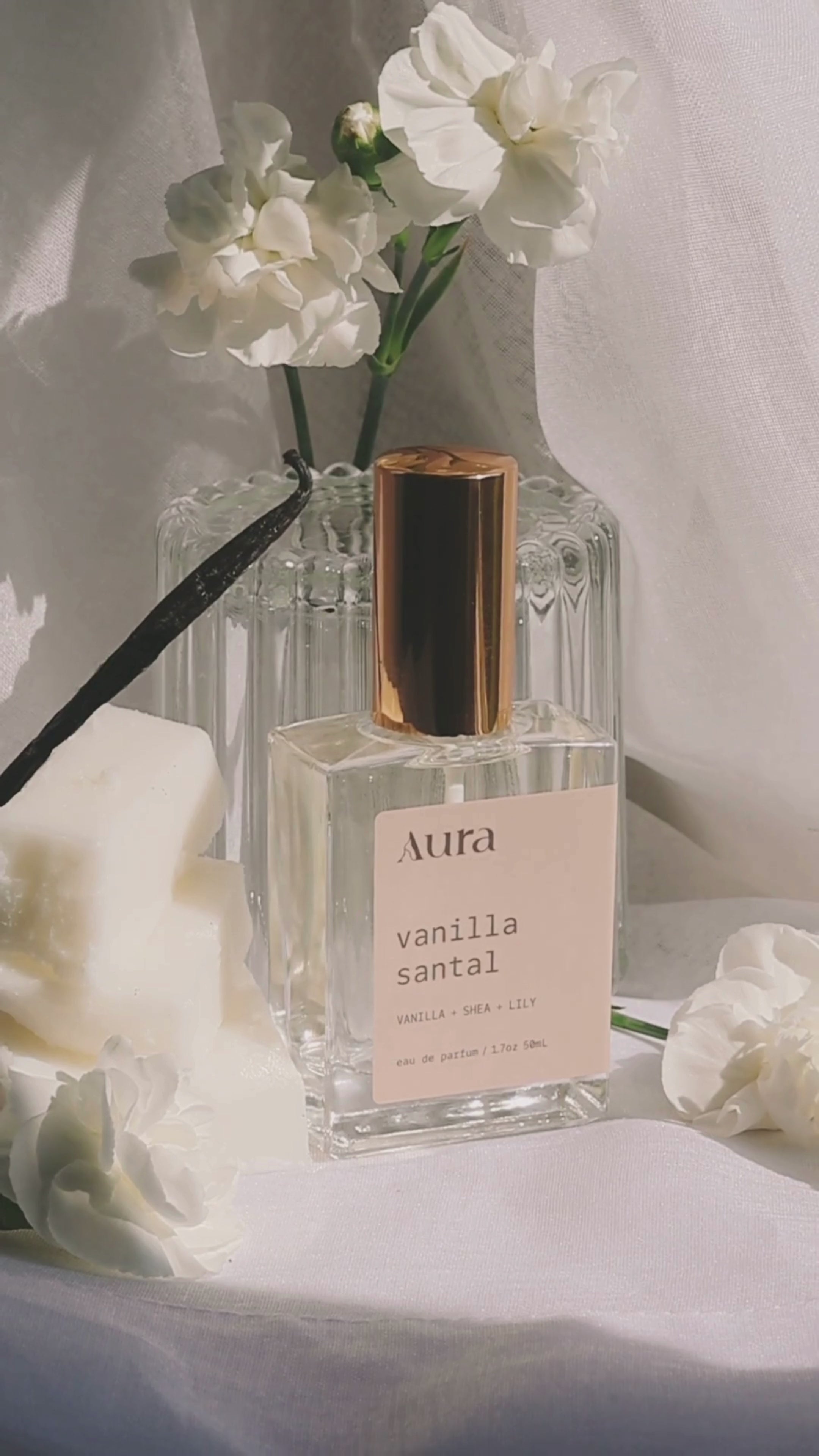 Load video: vanilla santal | vanilla + shea + lily