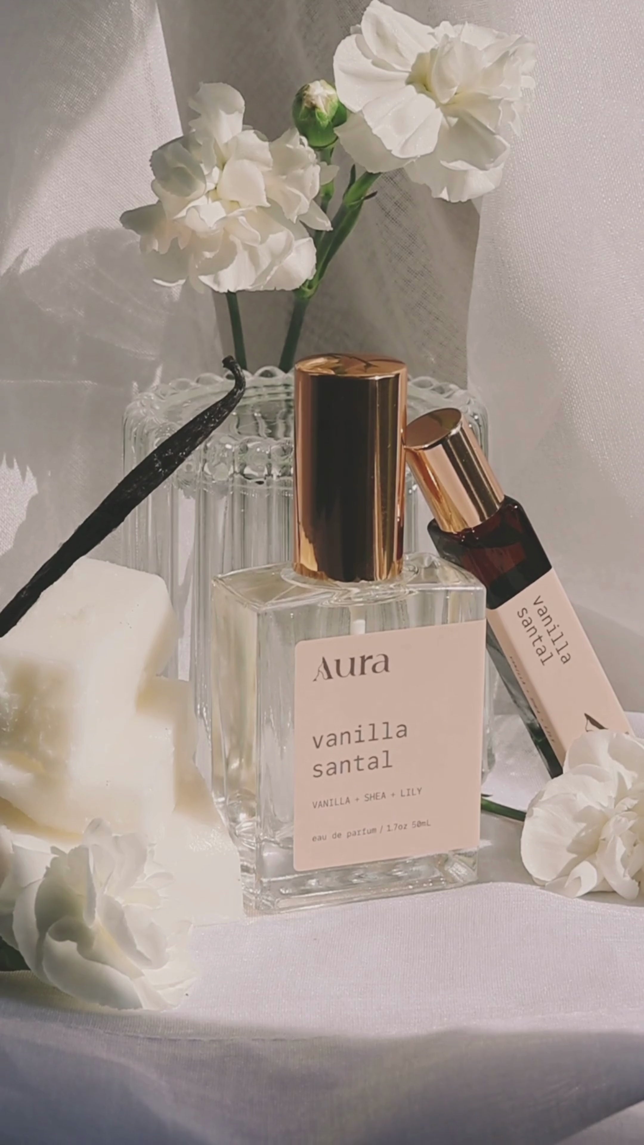 Load video: vanilla santal | vanilla + shea + lily
